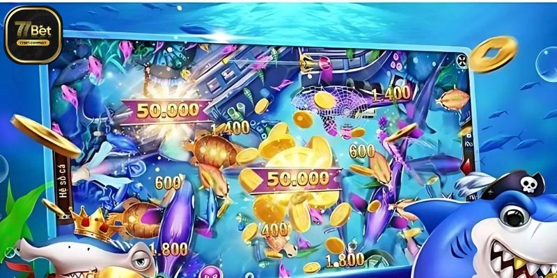 Bắn Cá Vui 77Bet - Săn ngàn quà lớn, nổ hũ cực đã 2 Giao dien game Ban Ca Vui 77Bet